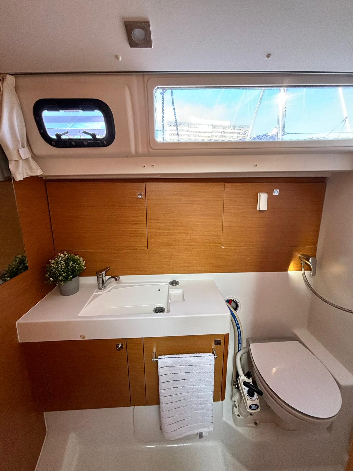 Zona de baño en popa